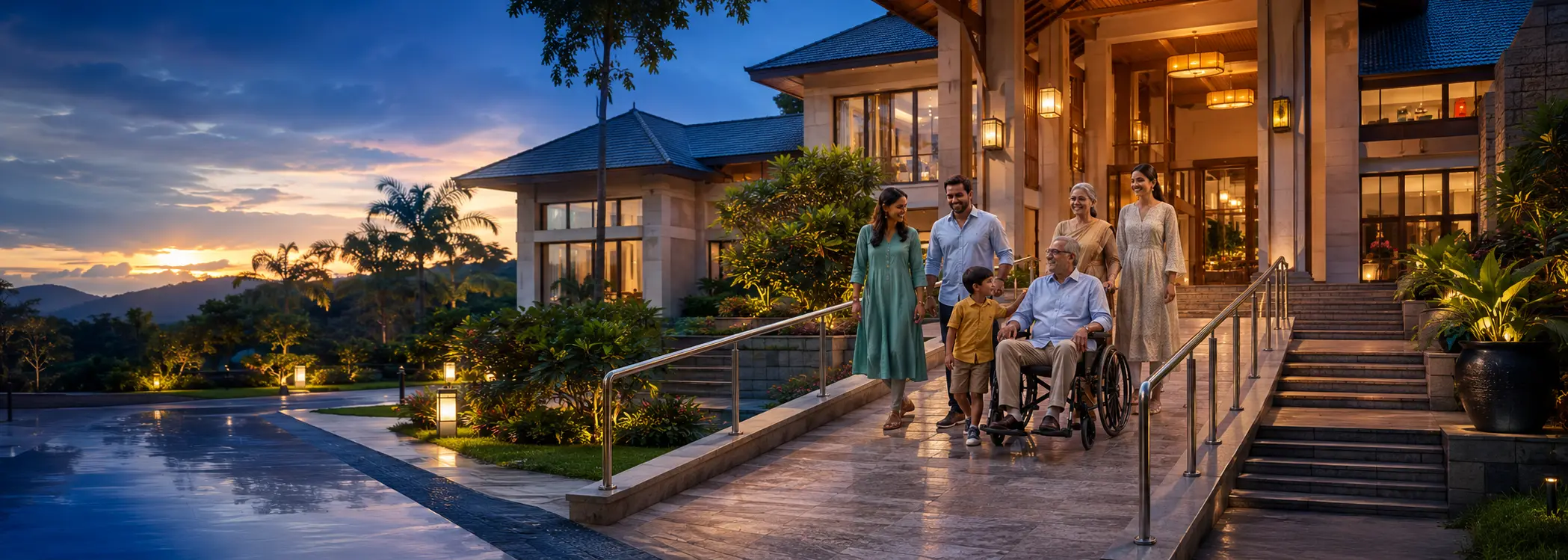 Accessible family holiday stay