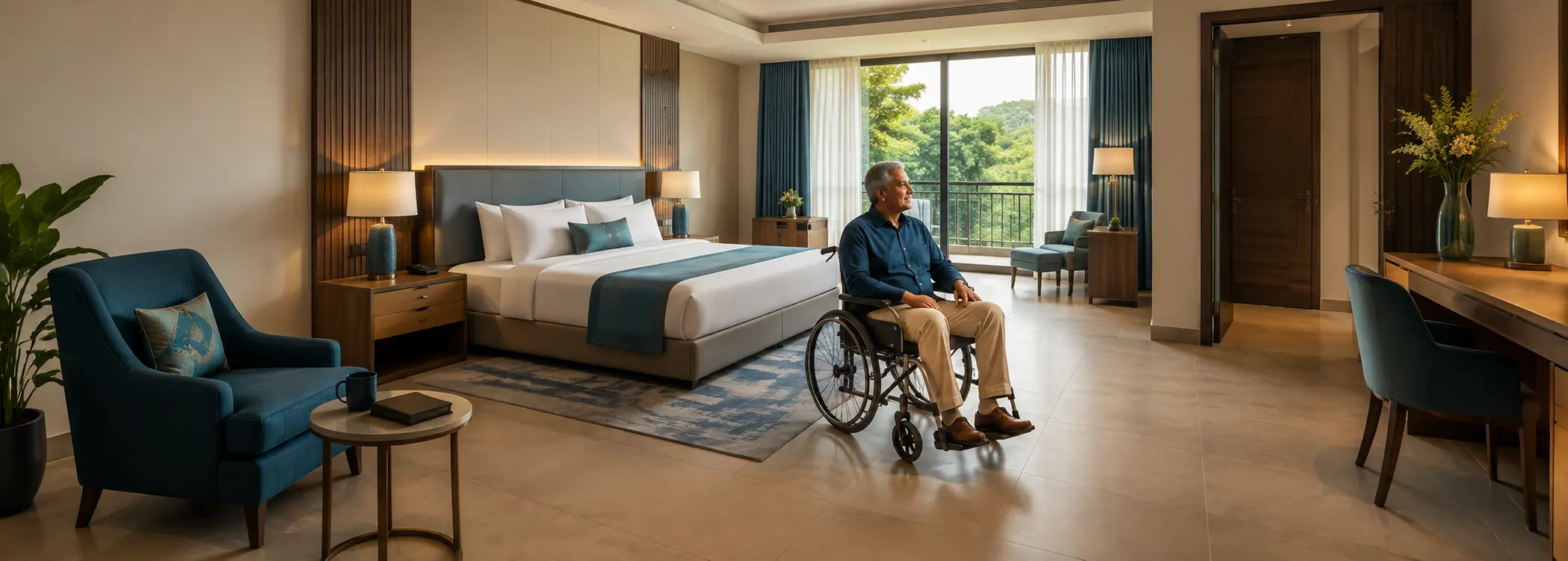 Wheelchair accessible accommodation